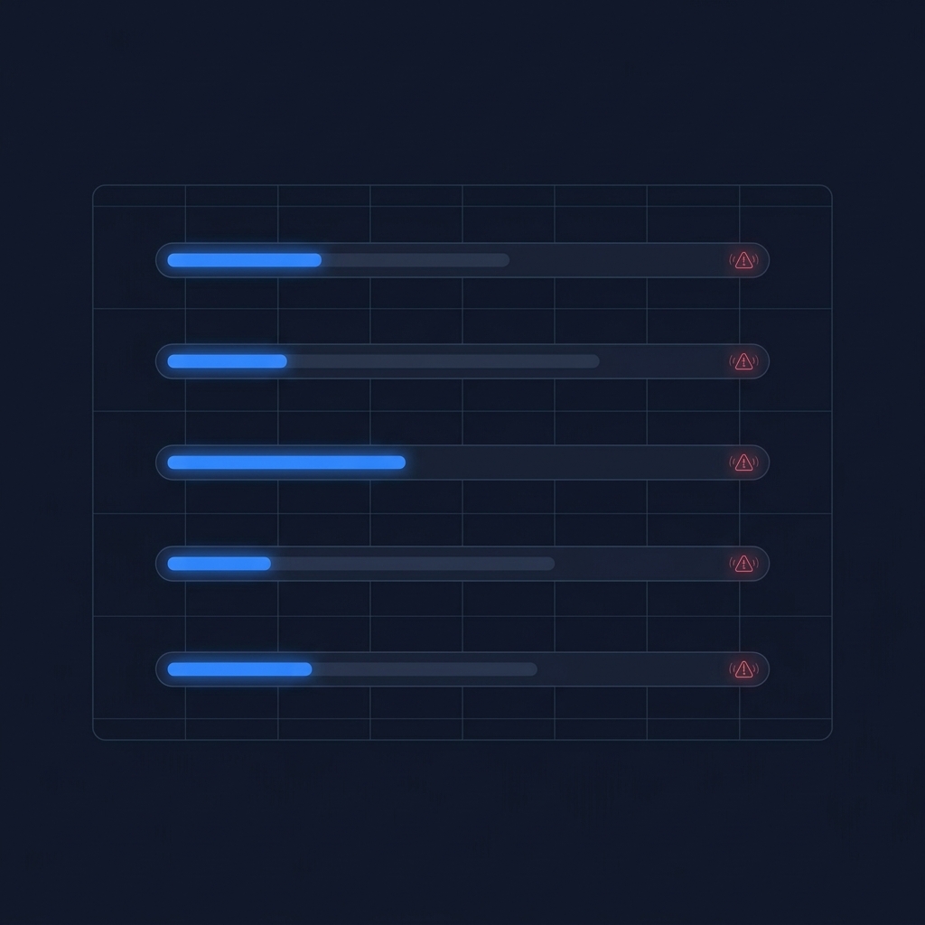 Dark mode weight tracking dashboard showing a flat 7-day rolling average plateau line against noisy daily weigh-ins over 28 days, with a sidebar of step count, sleep, and protein metrics